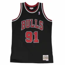 CAMISETA DENNIS RODMAN - CHICAGO BULLS - SWINGMAN NEGRA