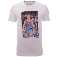 CAMISETA MITCHELL AND NESS NEW JERSEY NETS - DRAZEN PETROVIC & DERRICK COLEMAN