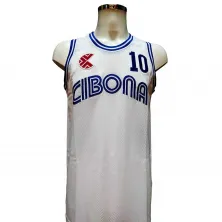 CAMISETA DRAZEN PETROVIC - CIBONA DE ZAGREB WHITE