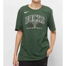 CAMISETA MILWAKEE BUCKS NIKE CREST JUNIOR