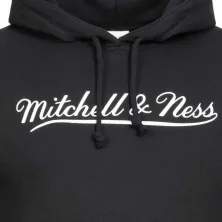 SUDADERA SCRIPT HOODY MITCHELL AND NESS LOGO