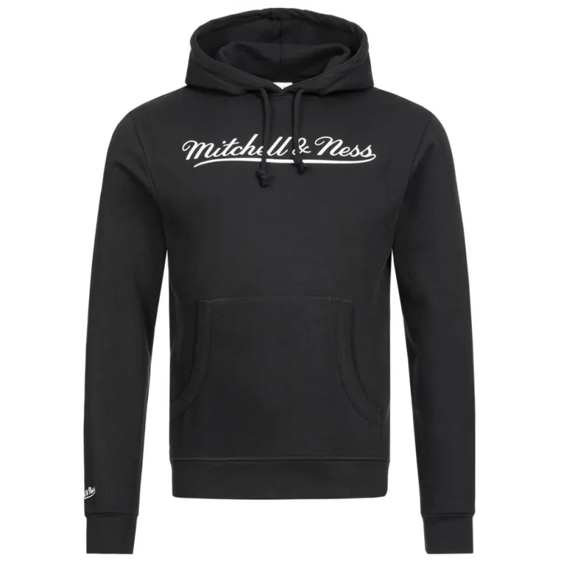 SUDADERA SCRIPT HOODY MITCHELL AND NESS LOGO