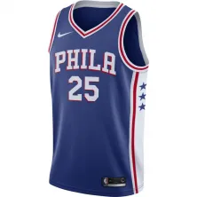 CAMISETA BEN SIMMONS PHILADELPHIA SIXERS 76ERS NIKE SWINGMAN AZUL