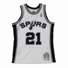 CAMISETA TIM DUNCAN - SAN ANTONIO SPURS - SWINGMAN 1998-99- BLANCA