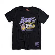 CAMISETA LAKERS "16 WORLD CHAMPIONS" - MITCHELL & NESS