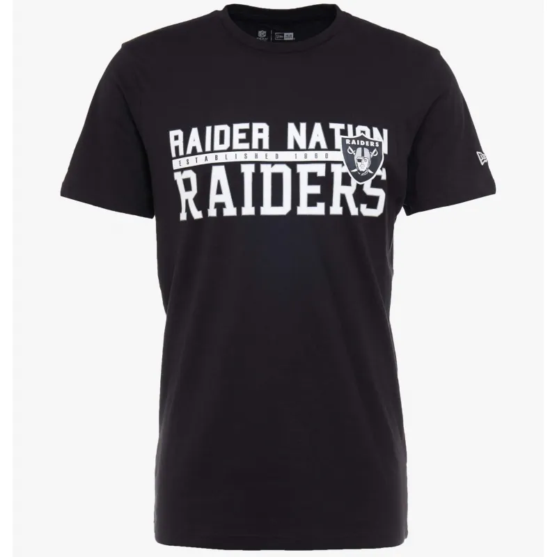 CAMISETA NEW ERA OAKLAND RAIDERS "STACKED WORDMARK"