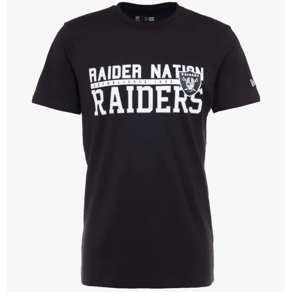 CAMISETA NEW ERA OAKLAND RAIDERS "STACKED WORDMARK"