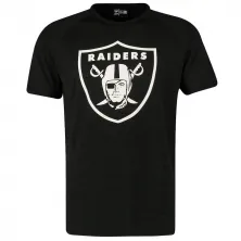 CAMISETA NEW ERA OAKLAND RAIDERS NFL ENGINEERED RAGLAN - NEGRA