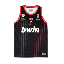 CAMISETA OFICIAL OLYMPIACOS DE GRECIA (SPANOULIS) NEGRA