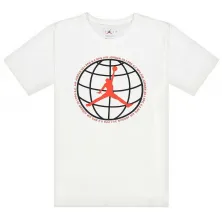 camiseta jordan blanca y roja