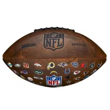 Balon Wilson NFL Oficial 32 team logo de cuero sintetico