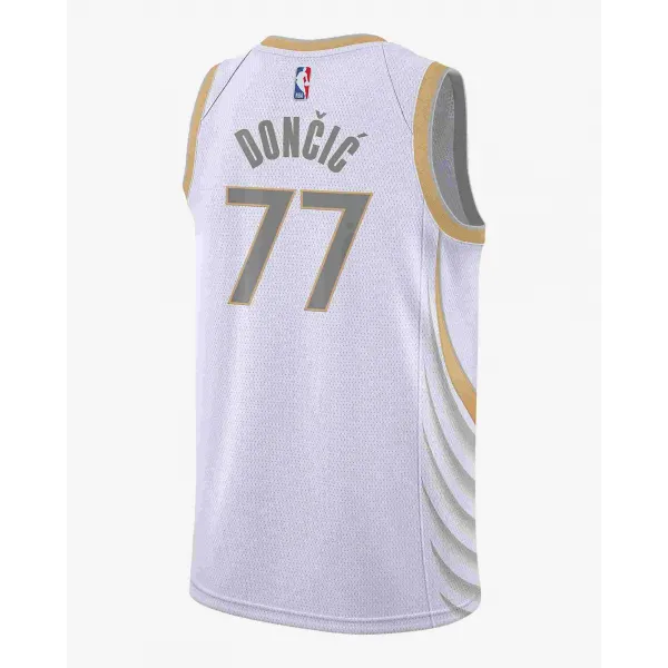 Camiseta Luka Doncic Dallas Mavericks City Edition 2021 espalda