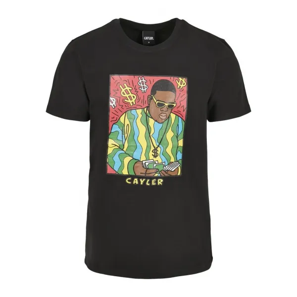 CAMISETA CAYLER AND SONS BIG LINES, NEGRA