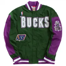 CHAQUETA MILWAUKEE BUCKS AUTHENTIC WARM UP - MITCHELL AND NESS 1996-97