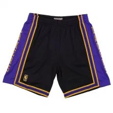 SHORT LAKERS RELOAD SWINGMAN - MITCHELL & NESS NEGRO