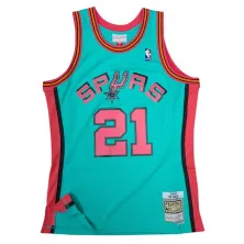 CAMISETA TIM DUNCAN - SPURS - HARDWOOD CLASSICS RELOAD SWINGMAN- VERDE