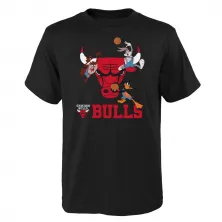 CAMISETA SPACE JAM 2 WARMING UP - LOGO CHICAGO BULLS JUNIOR