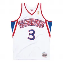 CAMISETA ALLEN IVERSON PHILADEPHIA SIXERS 76ERS - SWINGMAN BLANCA 1996-97