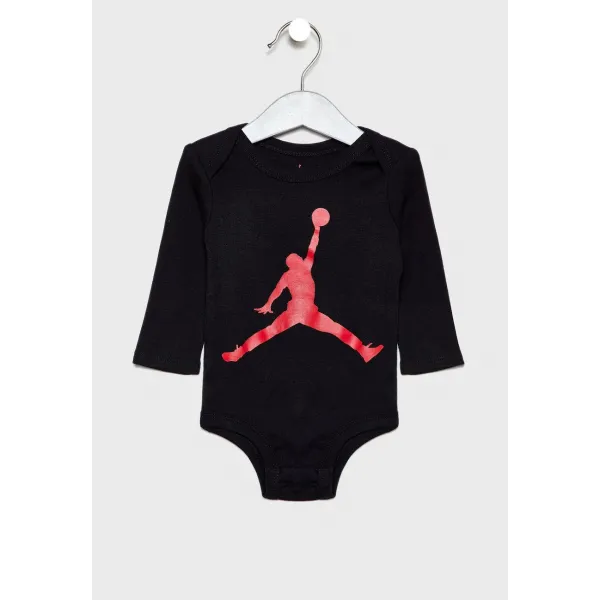 Pack Jordan de 3 piezas ,bodi para bebe en negro