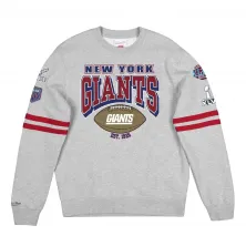 SUDADERA NEW YORK GIANTS "ALL OVER PRINT FLEECE CREW" MITCHELL AND NESS