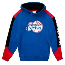 SUDADERA LOS ANGELES CLIPPERS "FUSION FLEECE HOODIE" MITCHELL AND NESS