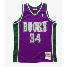 CAMISETA RAY ALLEN MILWAUKEE BUCKS 2001-02- SWINGMAN MORADA