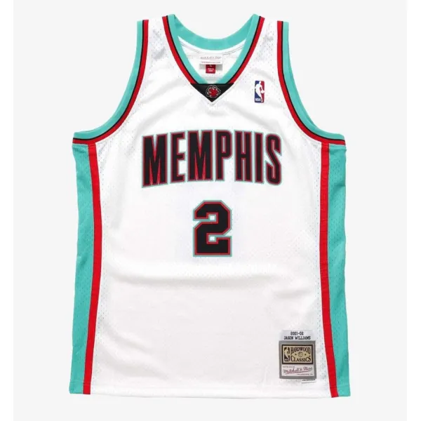 CAMISETA JASON WILLIAMS MEMPHIS GRIZZLIES - SWINGMAN 2001-02-BLANCA