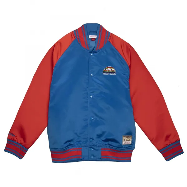 CHAQUETA MITCHELL AND NESS DENVER NUGGETS "COLOSAL SATIN JACKET"