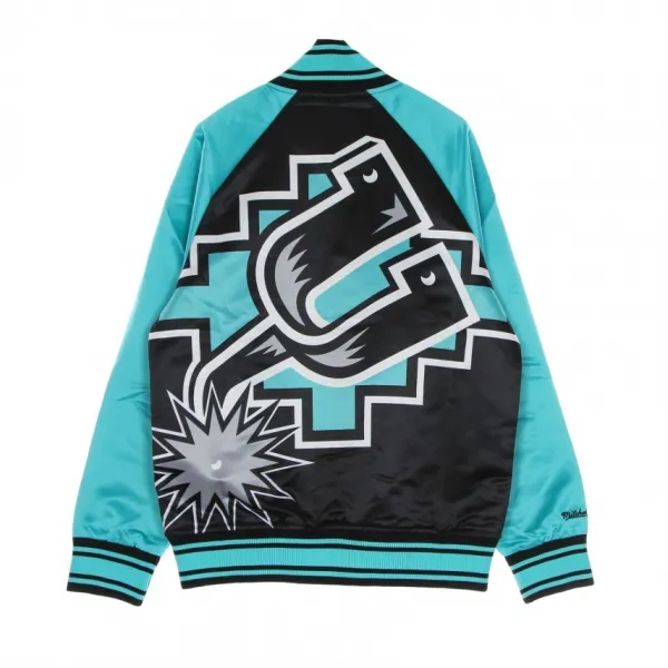 CHAQUETA MITCHELL AND NESS SAN ANTONIO SPURS "COLOSAL SATIN JACKET"