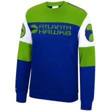 SUDADERA ATLANTA HAWKS "PERFECT SEASON CREW" MITCHELL AND NESS