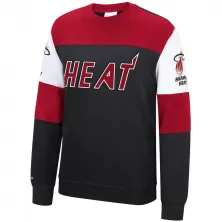 SUDADERA MIAMI HEAT "PERFECT SEASON CREW" MITCHELL AND NESS