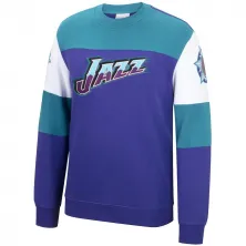 SUDADERA UTAH JAZZ "PERFECT SEASON CREW" MITCHELL AND NESS