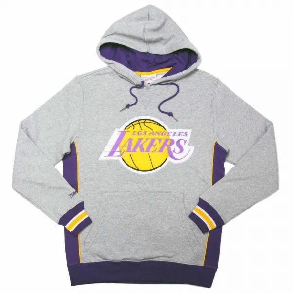 SUDADERA MITCHELL AND NESS " PINNACLE HEAVYWEIGHT ANGELES LAKERS"