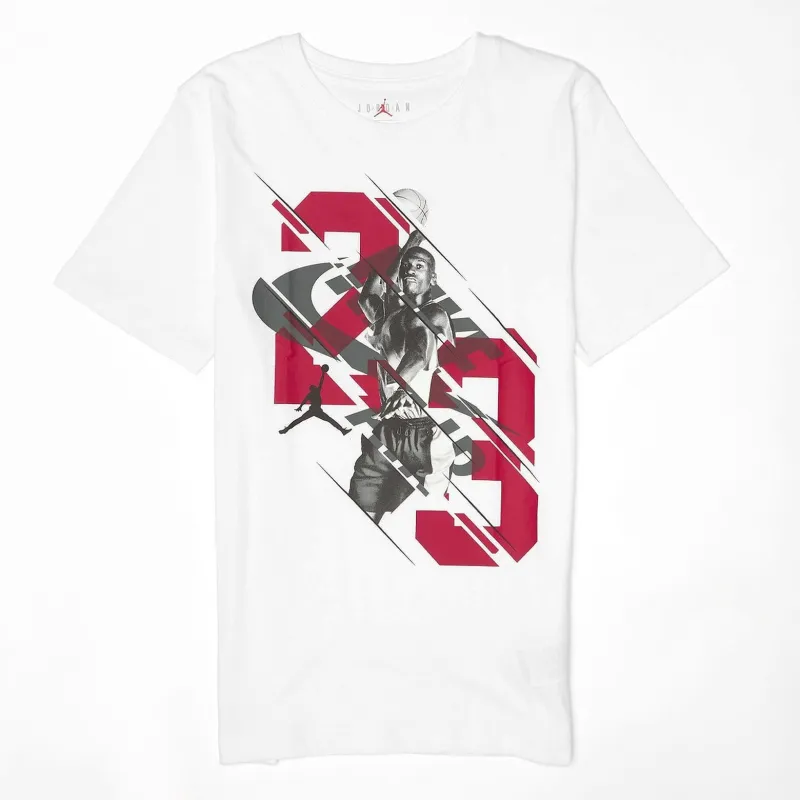 CAMISETA AIR JORDAN FLIGHT MODE - JUNIOR WHITE