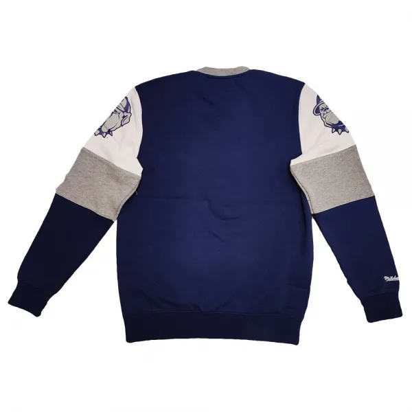 SUDADERA GEORGETOWN HOYAS "PERFECT SEASON CREW" MITCHELL AND NESS