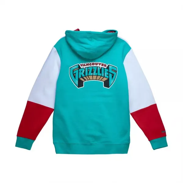 SUDADERA VANCOUVER GRIZZLIES "NBA FUSION FLEECE 2 HOODIE" MITCHELL AND NESS