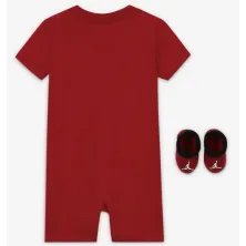 Pack dos piezas Jordan para bebe en rojo trasera