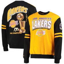 SUDADERA LOS ANGELES LAKERS "ALL OVER CREW 2 " MITCHELL AND NESS