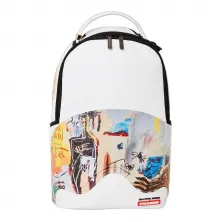 MOCHILA SPRAYGROUND BASQUIAT WHITE SHARKMOUTH