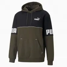 SUDADERA PUMA POWER COLOURBLOCK FOREST NIGHT