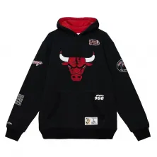 SUDADERA CHICAGO BULLS "NBA TEAM ORIGINS FLEECE HOODY" MITCHELL AND NESS