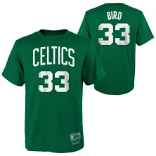 Camiseta manga corta Larry Bird con Celtics de Mitchell and Ness junior vista completa