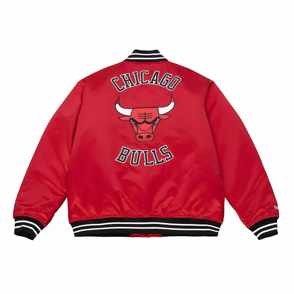 chaqueta Chicago bulls satinada Mitchell ness