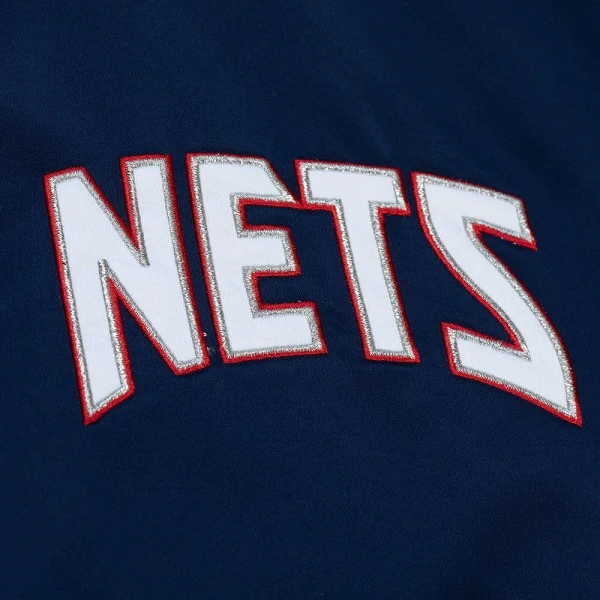 chaqueta nets jersey nba heavyweight satin mitchell and ness ojbf3413