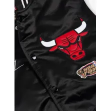 Chaqueta Chicago Bulls Mitchell And Ness "Team Origins Satin Jacket"