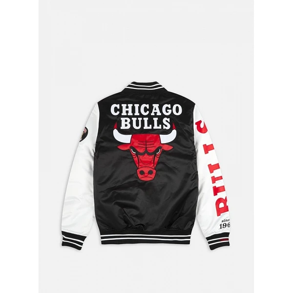 Chaqueta Chicago Bulls Mitchell And Ness "Team Origins Satin Jacket"