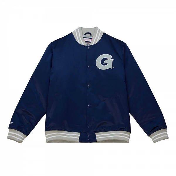 chaqueta baloncesto ncaa hoyas georgetown heavyweight varsity jacket ojbf3413