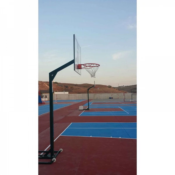 Juego de 2 canastas Minibasket Softee monotubular