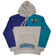 sudadera con capucha Charlotte Hornets Tie Breaker de Mitchell and Ness