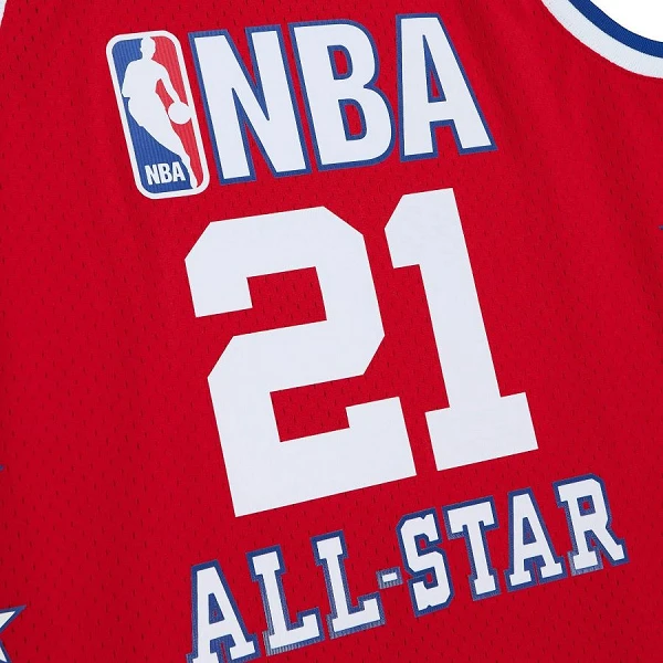 Camiseta swingman Kevin Garnett All Stars 2003, detalle